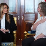Melania Trump meets with freed American-Israeli hostage whose story she features in her new film