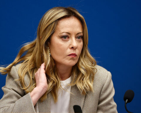 Angelic face of Italian prime minister wiped from fresco