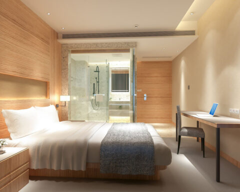 Travelers have had enough. It’s time to make hotel room bathrooms private again