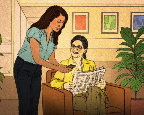 Co-workers of different generations mentor each other to reduce workplace misunderstandings