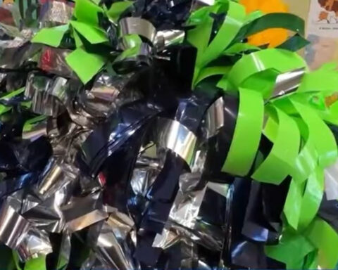 Mother-daughter duo behind the design of pom poms used by Seattle Seahawks dancers