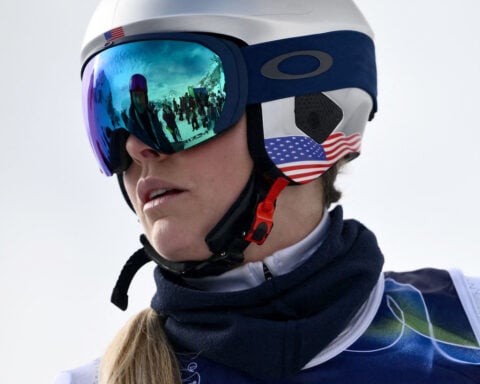 Lindsey Vonn completes downhill training without issue ahead of Sunday’s medal event