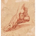 Tiny Michelangelo sketch of a foot sells for more than $27 million, an auction record