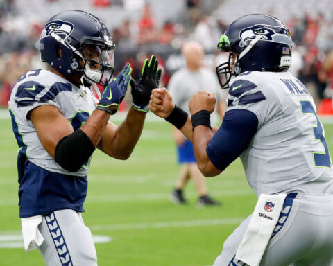 When they’re not playing football, the Seattle Seahawks are shadow boxing. It gets competitive