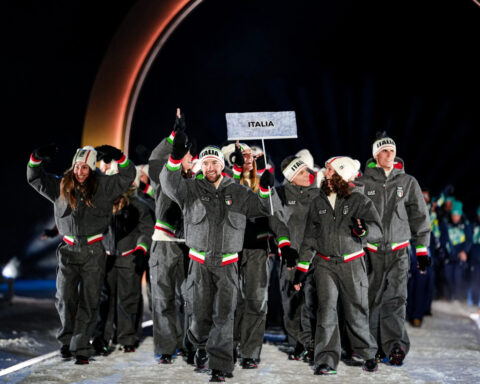 Milan Cortina is going for Olympic fashion gold. Take a look at some eye-popping outfits