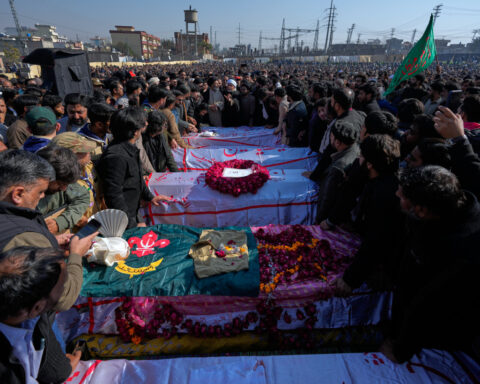 Pakistan arrests 4 suspects in mosque bombing that killed 31 in the capital