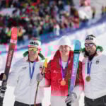Franjo von Allmen of Switzerland wins men's downhill, first gold medal of Milan Cortina Games