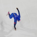 Speedskater Francesca Lollobrigida wins host Italy's first gold medal of the Milan Cortina Olympics