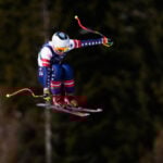 Breezy Johnson wins Olympic downhill on day mired by American teammate Lindsey Vonn's crash