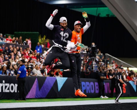 Girls flag football is booming at the high school level. It’s a little more complicated for the boys