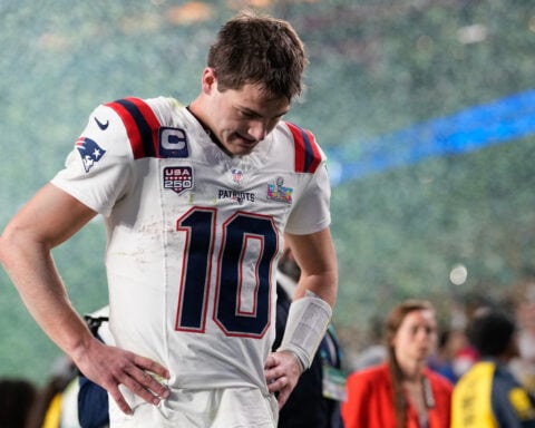 Patriots' Maye had pain-relieving injection in shoulder before 3 turnovers in Super Bowl loss