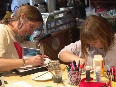Kids in the Metro make and show off their Valentine's Day boxes