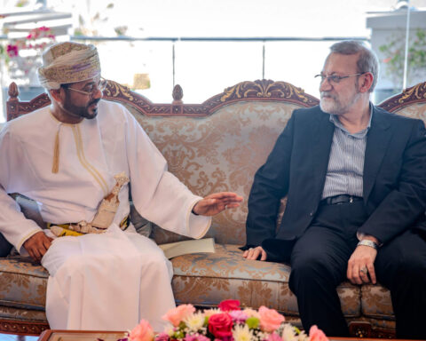 Top Iran security official is in Oman, the site of talks with the US, likely over nuclear messages