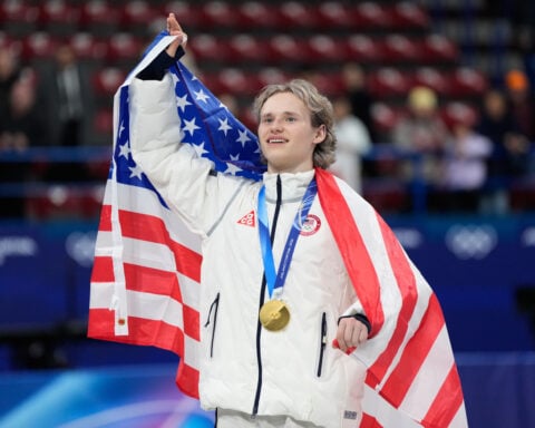 Inside the secret text group of US figure skating Olympic gold medalists known as 'the OGM chain'