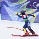 Mikaela Shiffrin's fourth Olympics begin with a sluggish slalom and a fourth-place finish