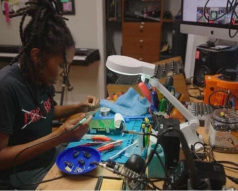 Coco the Geek brings new life into old music electronics