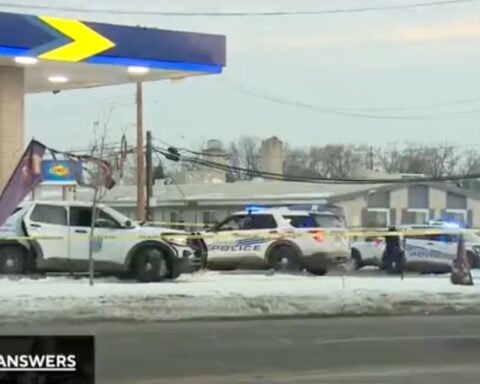 Man dead after suspect runs him over at Detroit gas station, police say