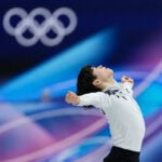 US skating star Ilia Malinin leads after near-perfect short program at the Milan Cortina Olympics