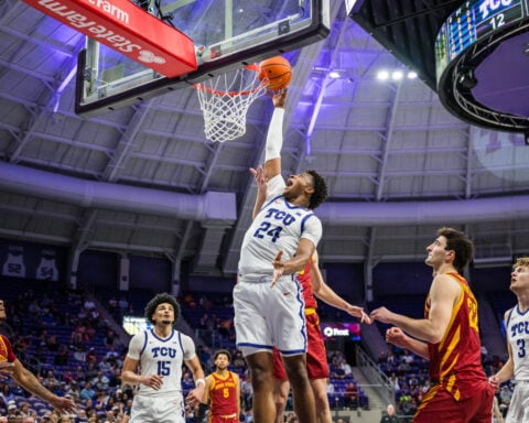 TCU reels off final 12 points to upset No. 5 Iowa State 62-55