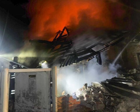 Russian drone strike kills three Ukrainian toddlers and their father