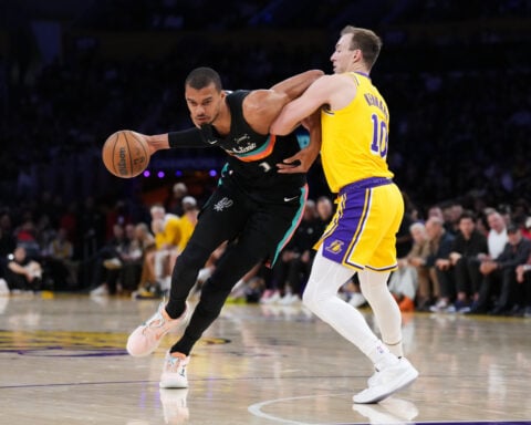 Victor Wembanyama says he was 'proving a point' with his 40-point barrage in Spurs' win over Lakers