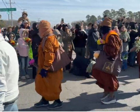 Restaurant owner Maria Martin fed the monks as they walked through Virginia. They changed her life.