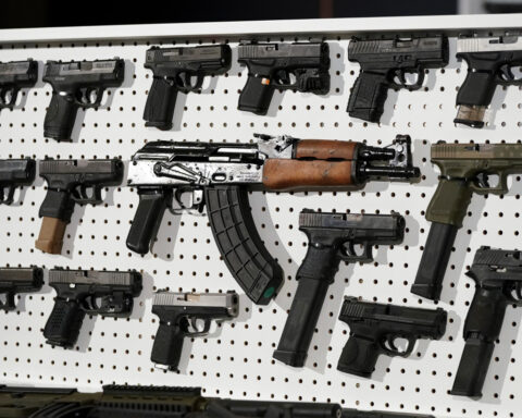 Canada's strict gun laws include a ban on assault-style firearms and a freeze on handgun sales