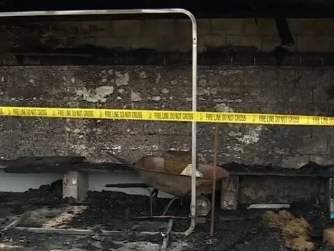 Baseball team perseveres after fire destroys equipment
