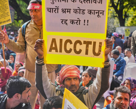 Indian unions and farmers stage a nationwide strike over interim trade deal with US