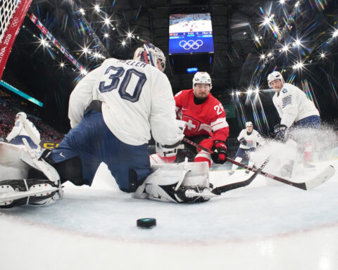 Timo Meier scores twice as Switzerland opens the Olympics by shutting out France 4-0