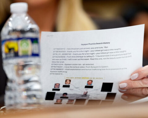 House speaker condemns Trump Justice Department monitoring of lawmakers’ Epstein document review