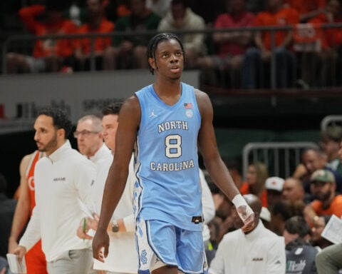 No. 11 Tar Heels lose freshman star Caleb Wilson to hand fracture; timetable for return unclear