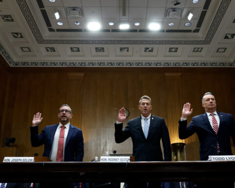 Trump immigration officials shown video of Alex Pretti’s death in tense Senate hearing