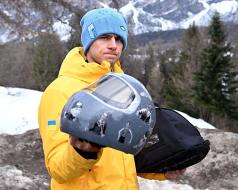 CNN interviews Ukrainian athlete disqualified from Olympics after breaking IOC rules on helmet