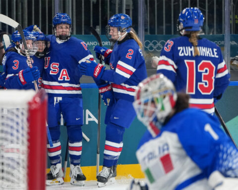 Coyne Schofield scores 2 goals as US routs Italy 6-0 to advance to Olympic women's hockey semifinals