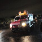 Law enforcement block road near Nancy Guthrie's home during investigation into her disappearance