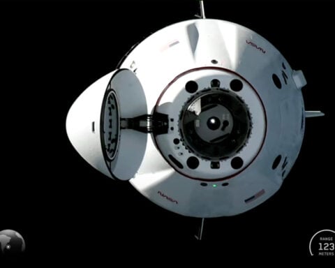 Four new astronauts arrive at the International Space Station to replace NASA's evacuated crew