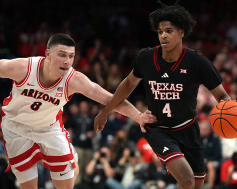 No. 16 Texas Tech rallies to beat No. 1 Arizona 78-75 in OT for Wildcats' second straight loss