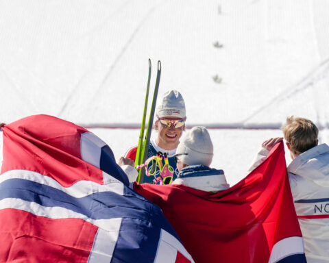 Norway cross-country star Klaebo wins 9th gold medal, setting a Winter Olympics record