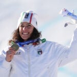 Brignone wins giant slalom for 2nd gold medal of the Olympics, Shiffrin finishes 11th