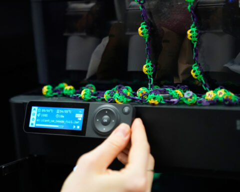 Biodegradable Mardi Gras beads help make Carnival season more sustainable