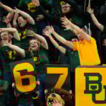 The '6-7' craze is going strong at NBA and college basketball games