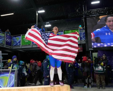 Gold for Elana! Meyers Taylor, 41, wins Olympic monobob title at Milan Cortina Games
