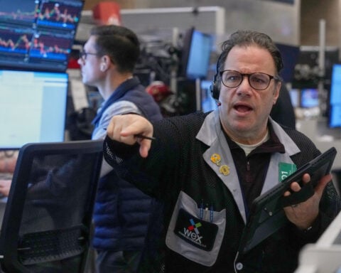 US stocks edge higher after swinging through worries about AI and the economy