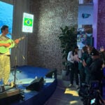 Brazilian snowboarder Pat Burgener's Olympic journey spans the mountains to music