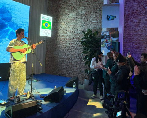 Brazilian snowboarder Pat Burgener's Olympic journey spans the mountains to music