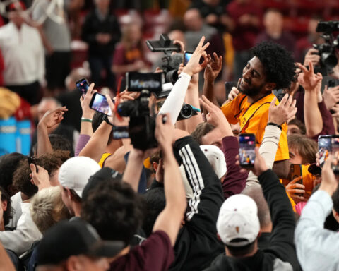 Arizona State upsets No. 13 Texas Tech 72-67 as Red Raiders lose star forward JT Toppin to injury