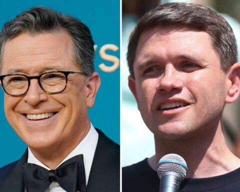 Late-night host Stephen Colbert isn't backing down from public dispute with CBS bosses