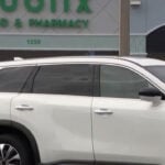 Man smashes random SUV with hammer in parking lot