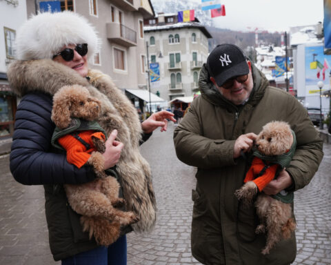 In Olympic host village Cortina, wearing fur never went out of style